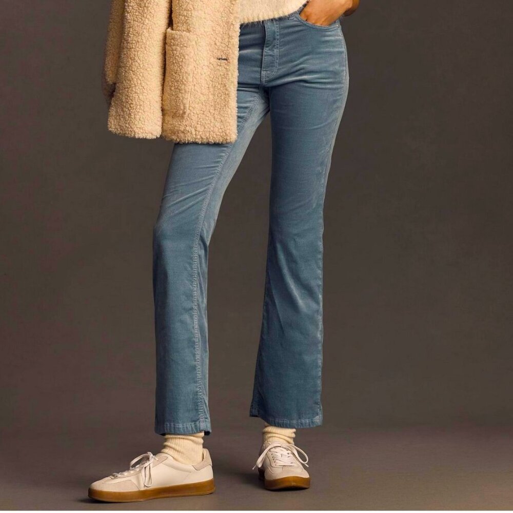 Anthropologie Blue Cropped Ankle Jeans